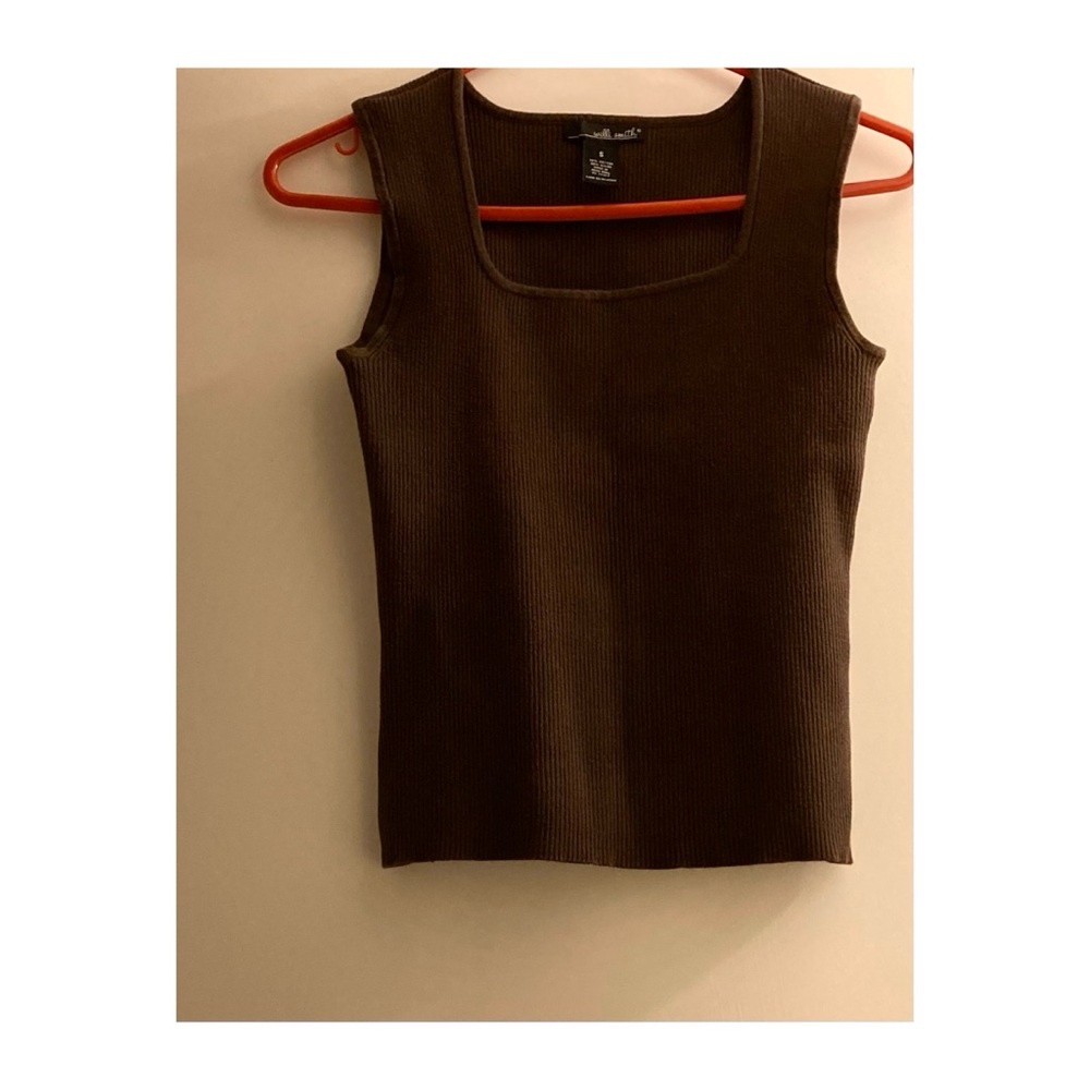 squareneck rib tank top